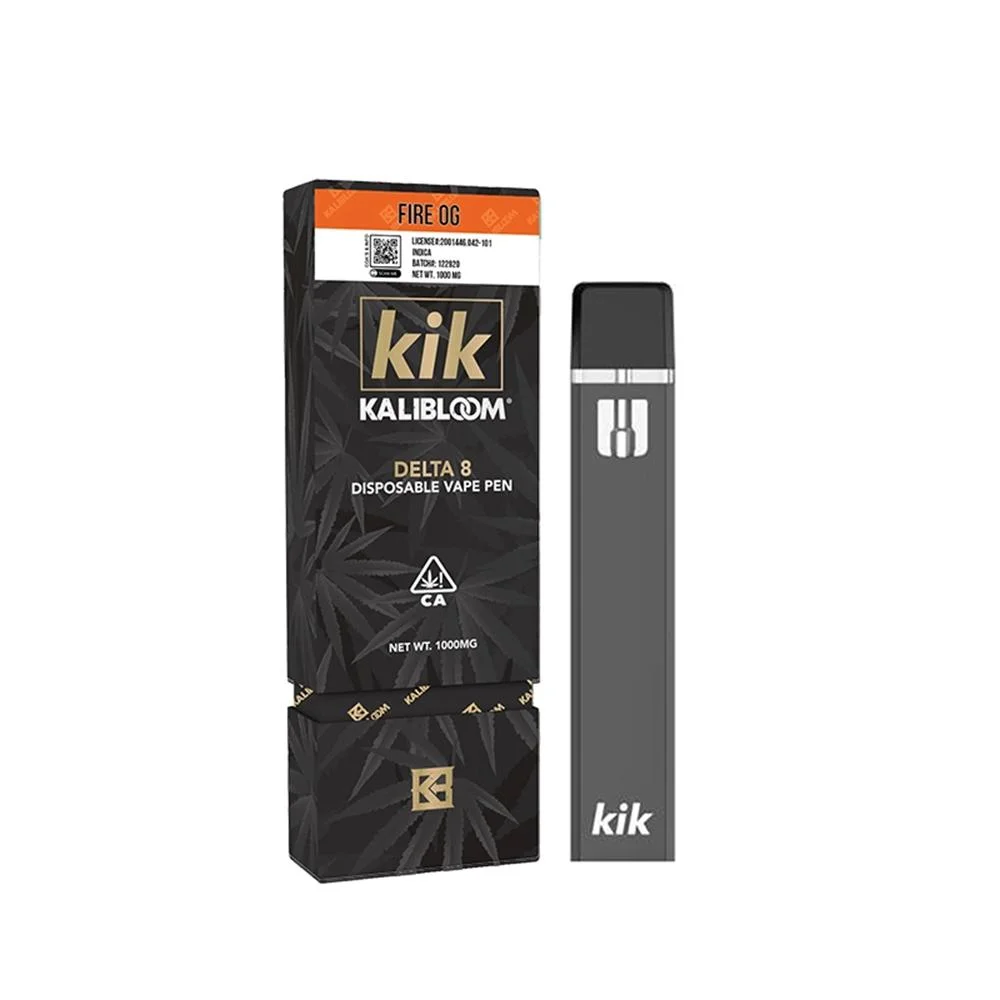 Bulk Empty Kik Diposable Vape Pen Pod DAB Wax 2000mg 2ml 1000mg 1ml 1.0ml 1 Gram Ceramic Coil CB. D Th. C Delt. a 8 D8 Distillate Rechargeable Pen