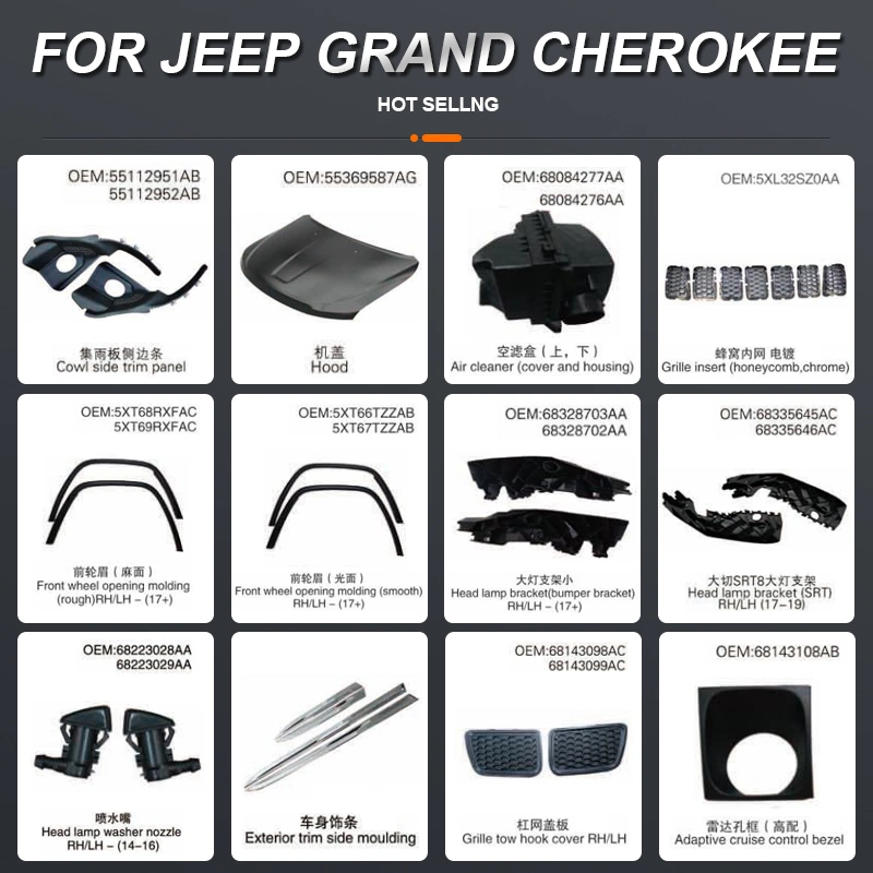 Precio Mayorista/Proveedor Kit de carrocería auto piezas de repuesto para Jeep Grand Cherokee