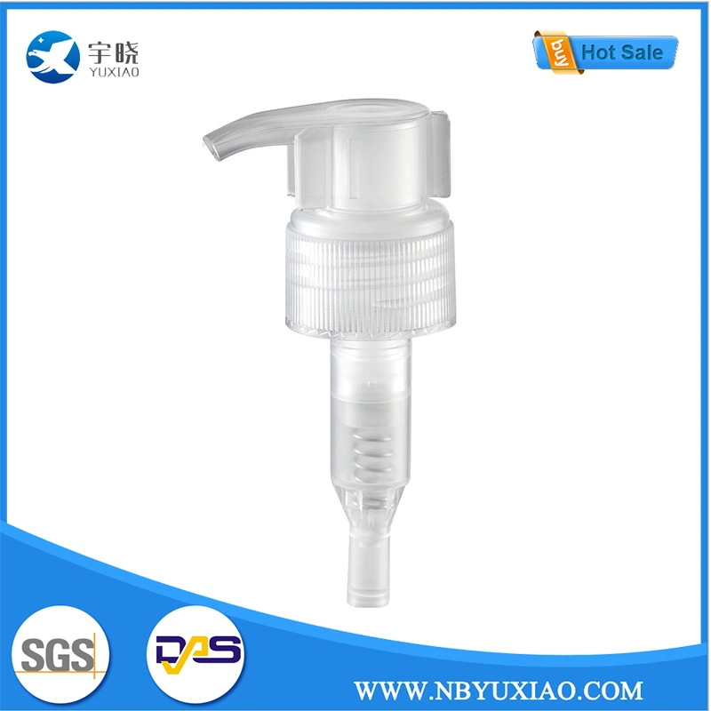 24/410 Transparent Plastic Liquid Shampoo Soap Dispenser Cosmetic Wash Packing Left and Right Rotary Switch Press Type Emulsion Lotion Pump (YX21-1)