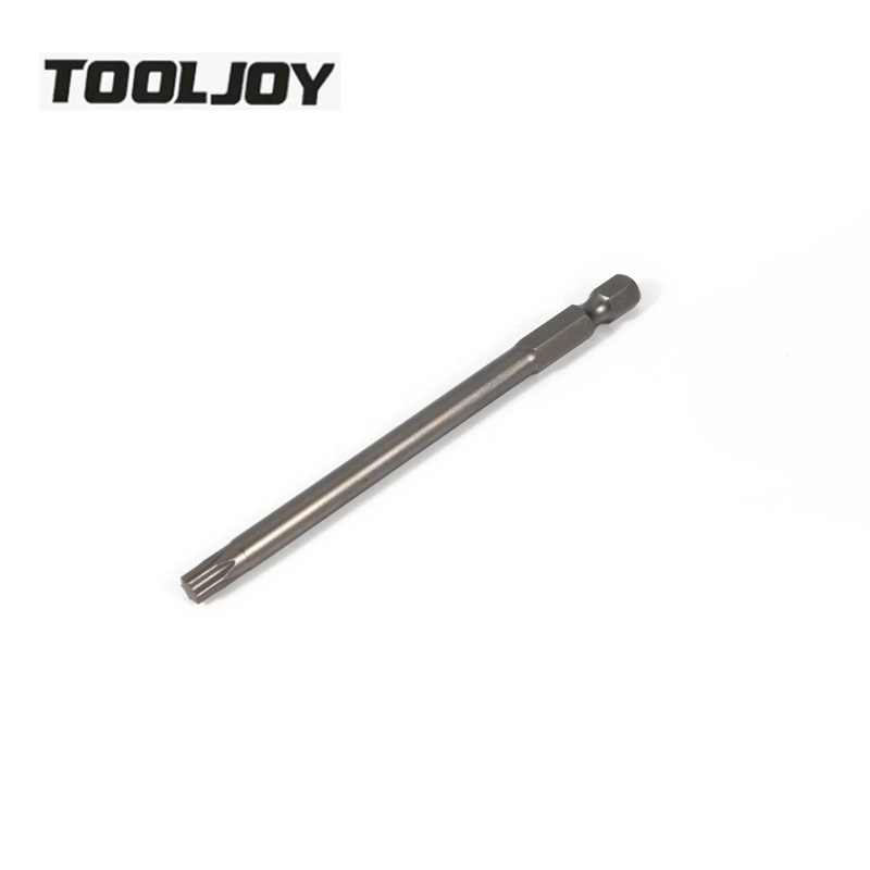 Factory Wholesale/Supplier S2 Steel Magnetic 1/4" Hex Shank 50mm Pz2 Screwdriver Bit