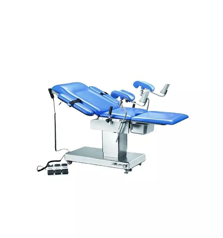 Hospital Cheap Price Manual Gynaecology Examination Bed Ordinary Obstetric Table