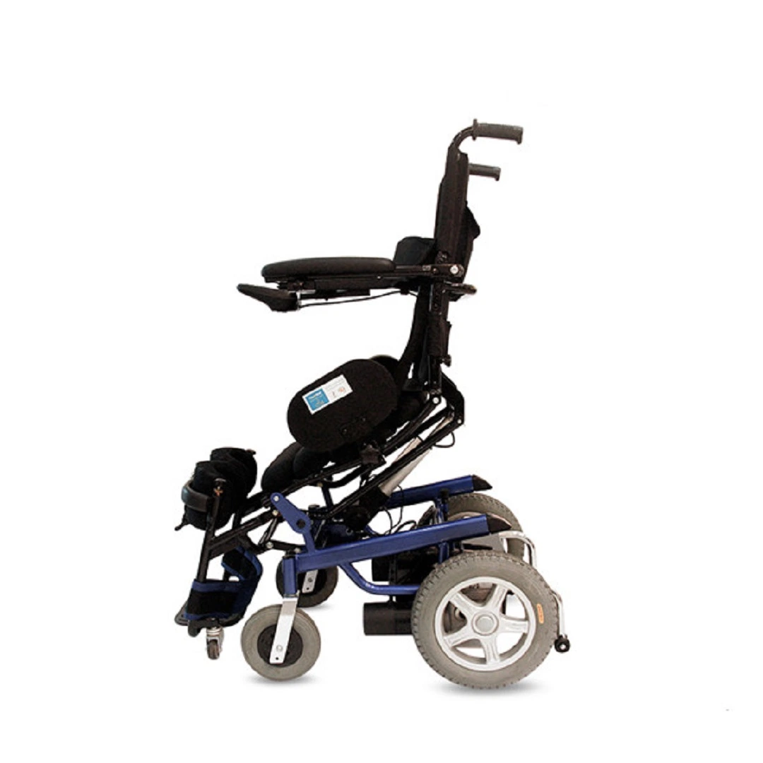 Powder Coating Chair Frame Standing up Wheelchair with Electromagnetic Brake Using Outside