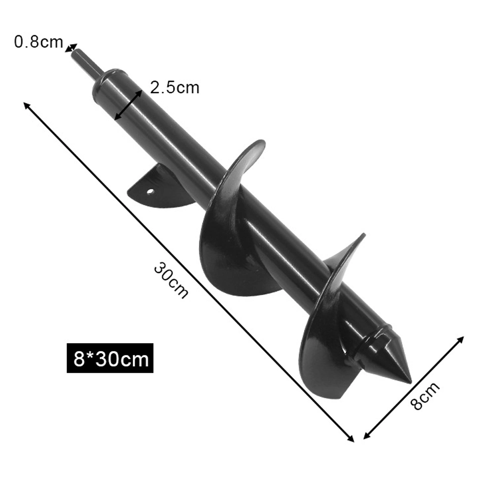 أدوات زراعة البتات ذات الثقب الحلزوني للمثقاب اليدوي للحديقة