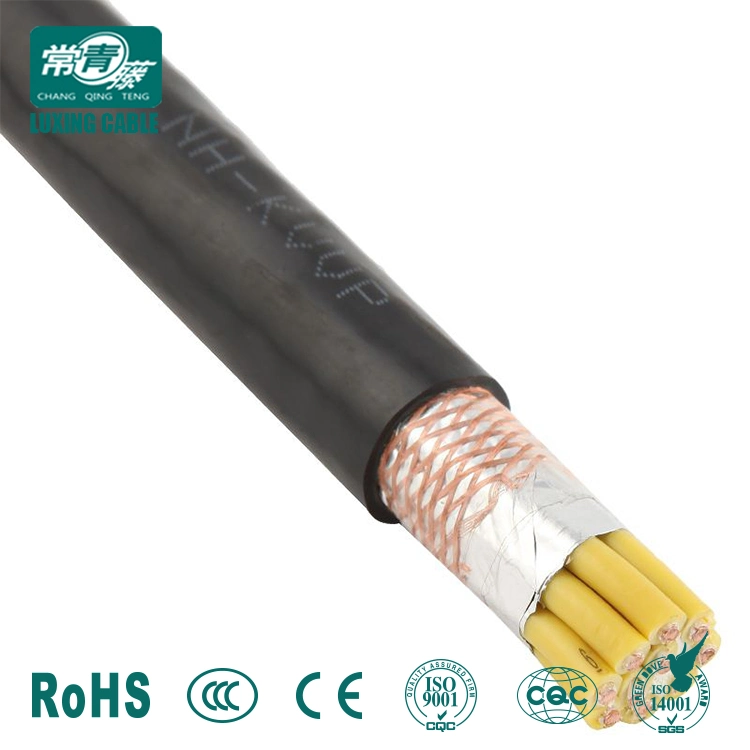 Flexible Copper Rvv Cable 5 Core 4mm Electrical Wire