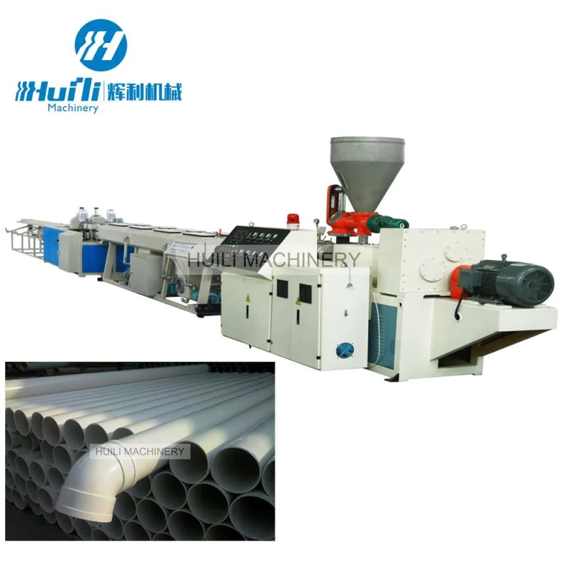 Produção de extrusão de tubos de água PVC em plástico Lineupvc/CPVC/PVC produção de tubos Extrusionline / tubo de PVC fabricação de máquinas