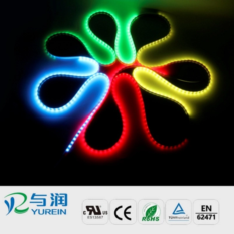 SMD2025 RGB Digital Water-Resistant Flexible LED Strip Light IP65 for Indoor and Outdoor