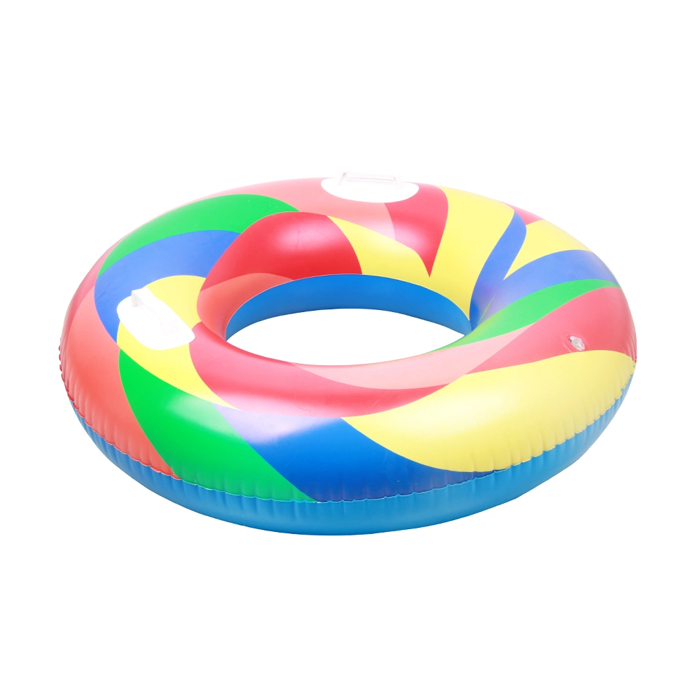 Pool Float Swim Ring PVC Material Donut Swimming Ring Inflatable Water Toy Swim Ring