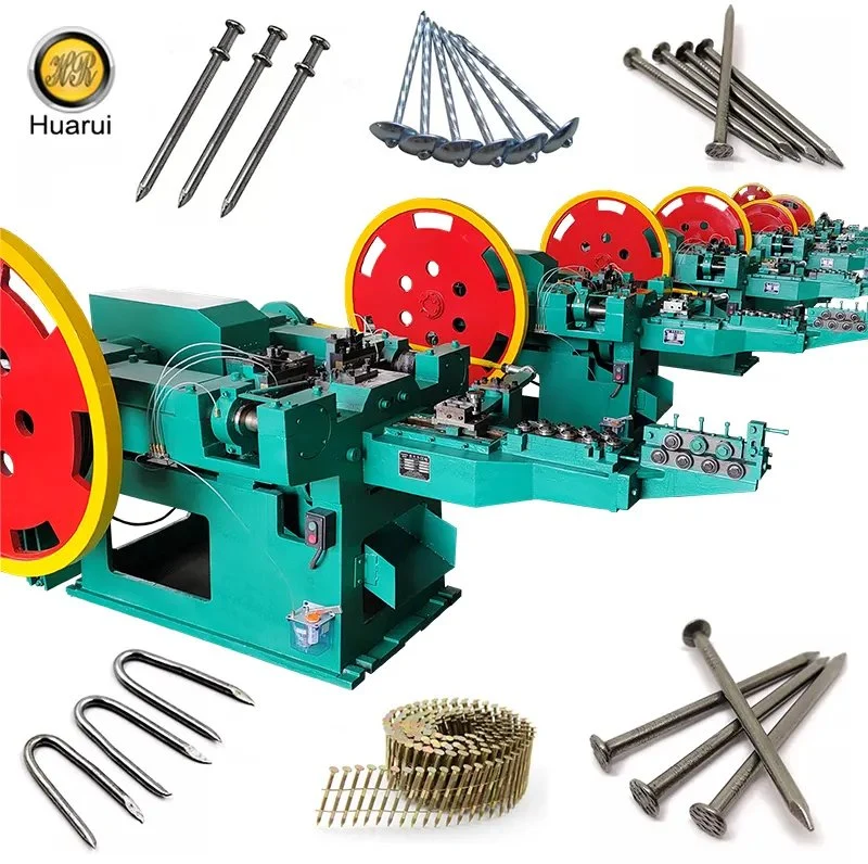 Automatische Nagelmaschine, um Nägel / Draht Stahl Eisen Nagel zu machen Maschine