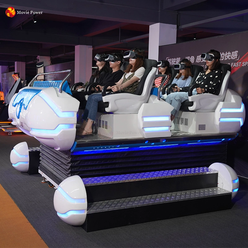 6 asientos giratorios envolvente de cine en 9D Simulator Vr Máquinas de Juego