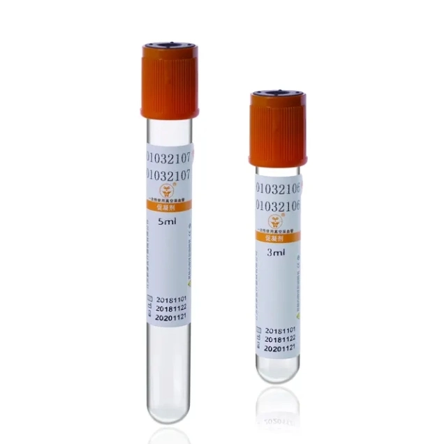 Différents types de Vacutainer prélèvement de sang tube prélèvement de sang Tube