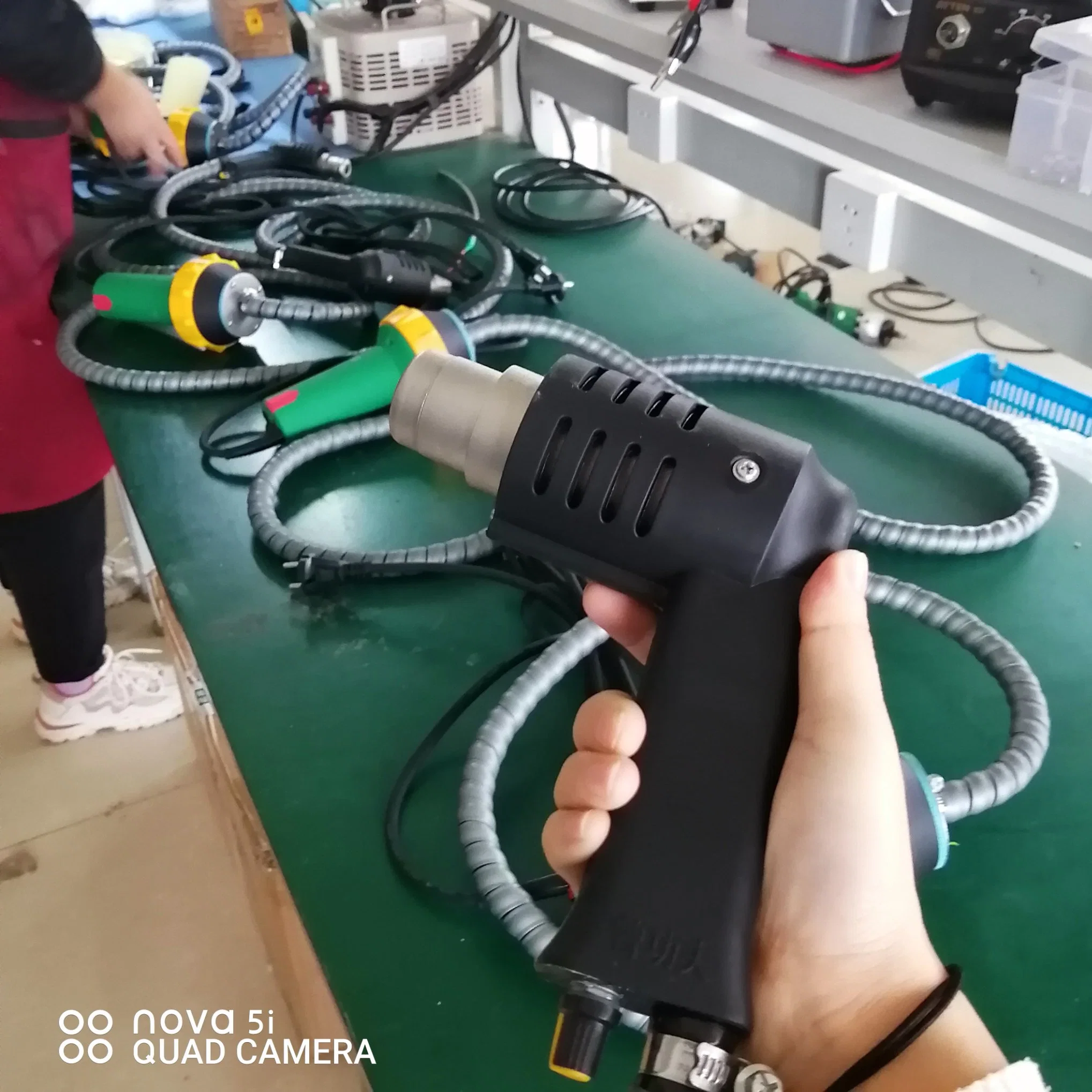 Split Type Hot Air Welders 1600W New Style Plastic Welding Gun with Auto Cooling, Air Horse 0.5-2 Meters According to Your Request Heat Gun