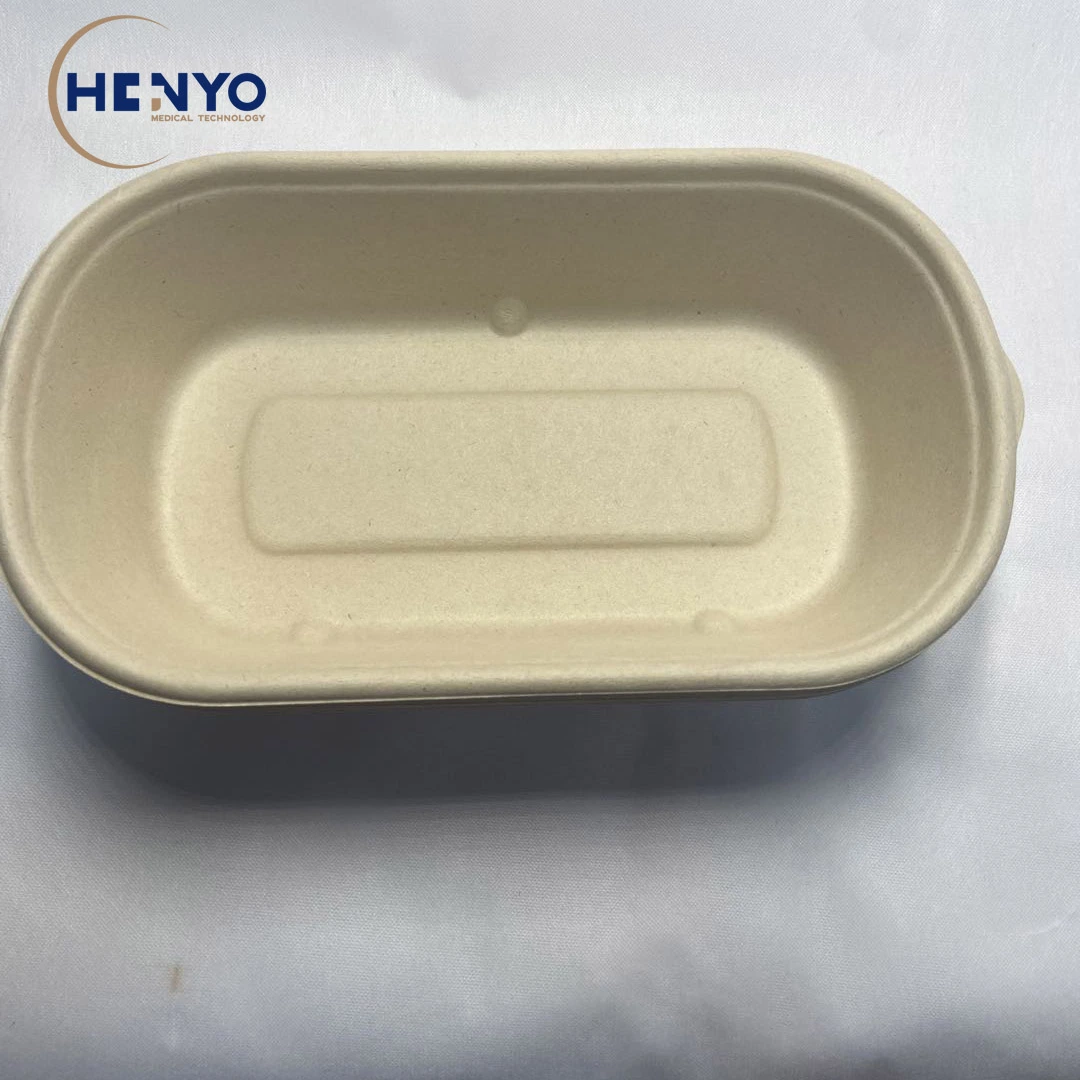 850ml Single Compartment Eco-Friendly Biodegradable Tableware Lunch Box Mess Tin