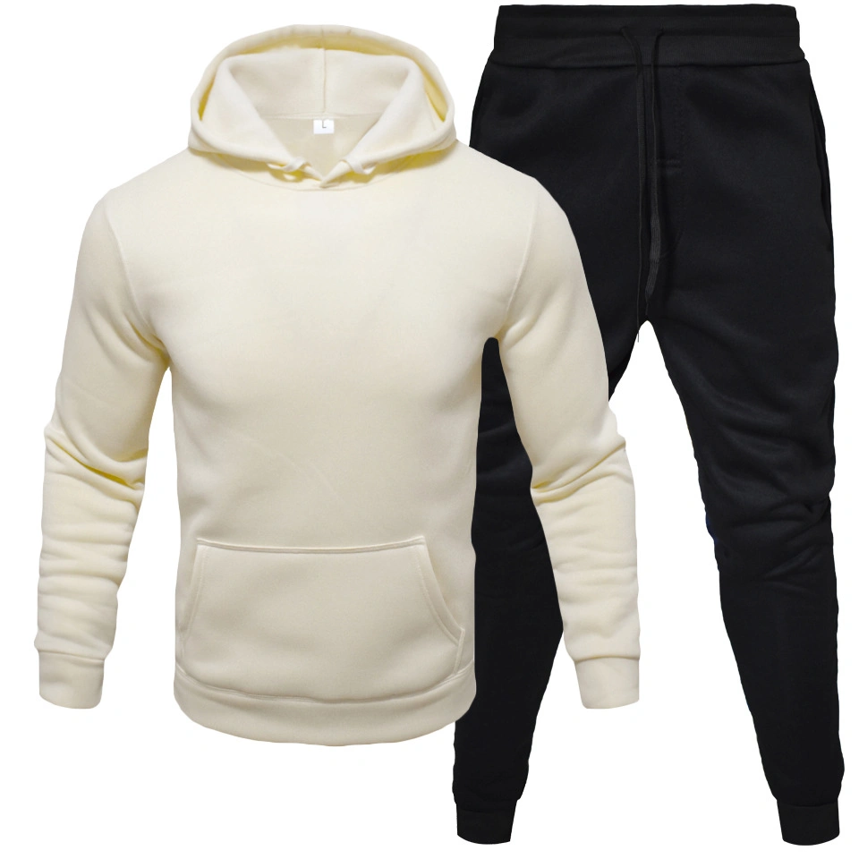 Plus Size Sports Gym Cotton Jogger Suits para hombre