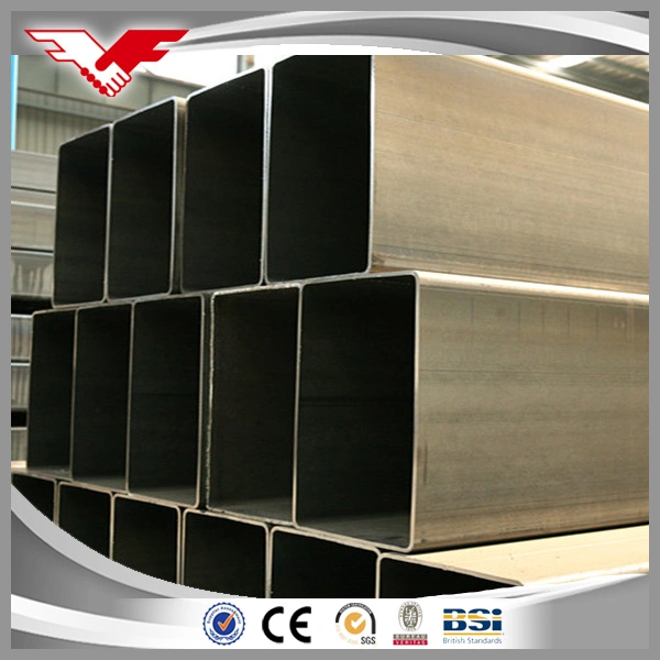 Carbon Steel Hot Formed Black and Galvanized En10210 S355jr/S355joh/S355j2h 200X200 200X400 Square Rectangular Tubo