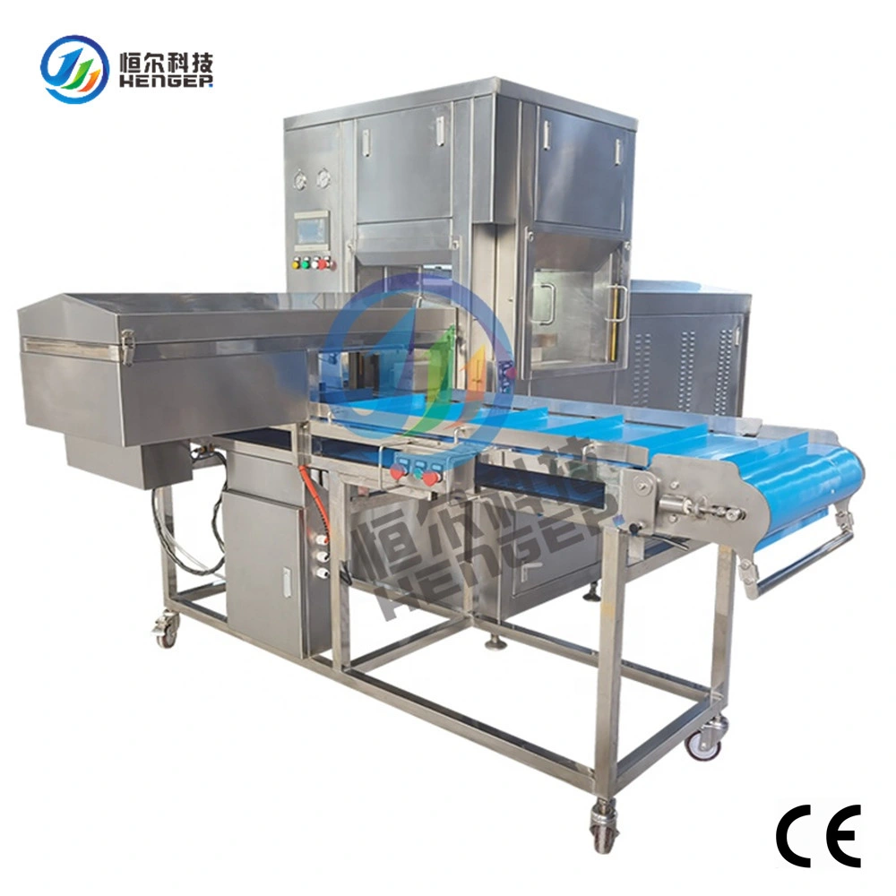 Spezialisierte / Professionelle automatische Steak Bacon Fleisch Presser Formmaschine von hoch Spannungssystem