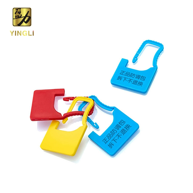 Plastic Padlock Label Tag for Garment, Clothing, Clothes, Bags, Luggage