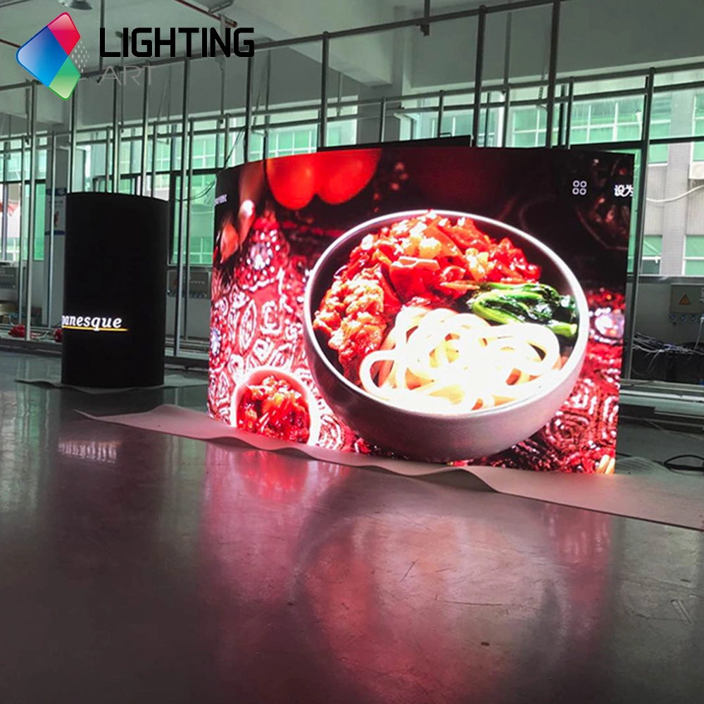 P4 LED Module Indoor Soft Curved Flexible LED Display for Digital Signage and Displays