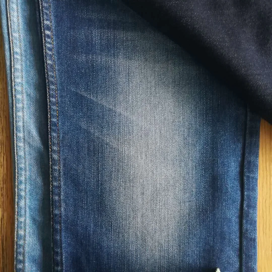 Anti-Bactirum Slub Denim Fabric for Brand Jeans Garment