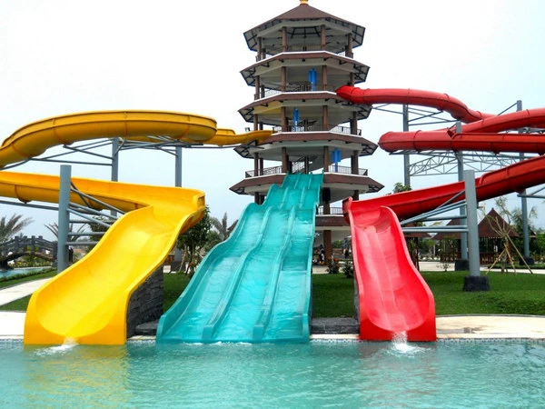 Hotel Water Slides Aqua Park Tube Adult Water Play Structures