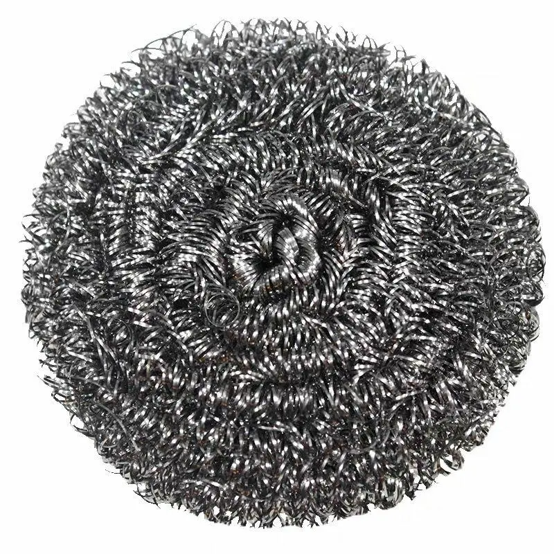 Ss410/430 Scourer de acero inoxidable, el uso de la cocina a la pelota con el paquete de limpieza biodegradables