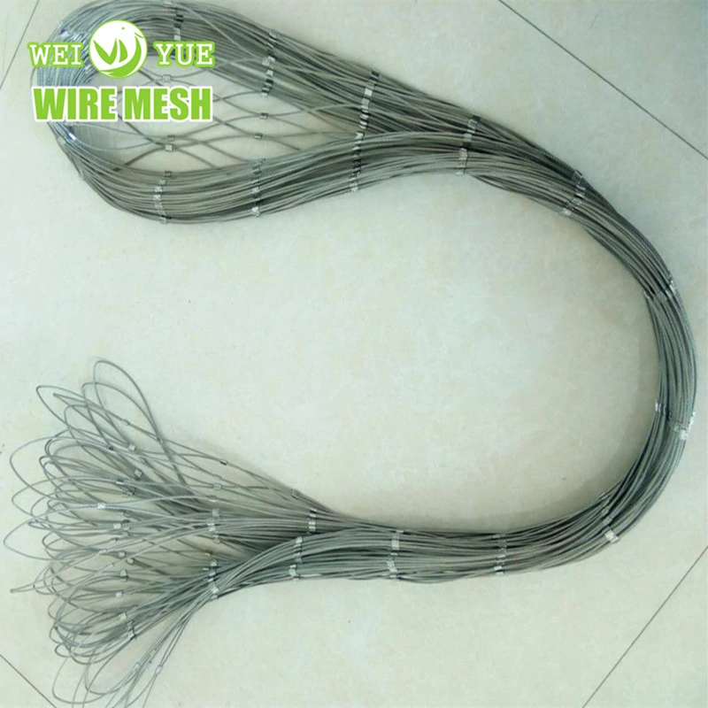 2.0mm Stainless Steel Wire Rope Drop Preventing Net for Floodlight