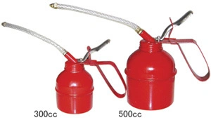 High Pressure Pump Oiler 300cc Oilcan Lubrication Oil Feed Can Steel Spray Gun Pot