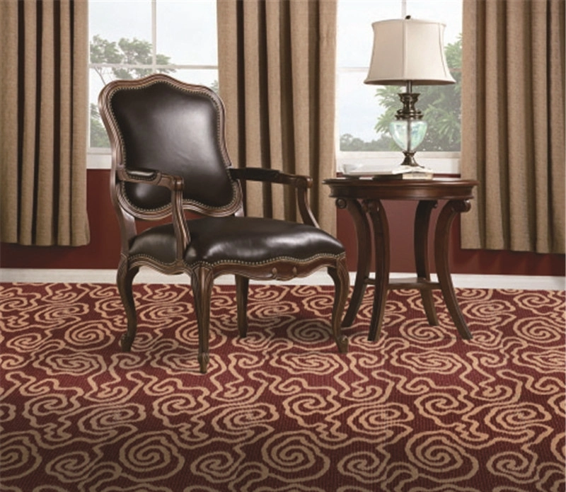 Machine Made PP Nylon Wall to Wall Tufted Carpet / Wall to Wall Jacquard Hotel Carpet