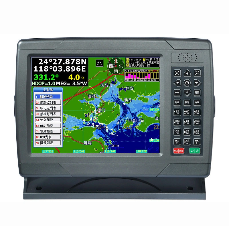 10.4 pouces, écran LCD couleur étanche IPX6 navigateur marin de la pêche