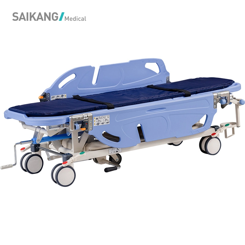 Skb041-6 Saikang Vente en gros de chariot-brancard médical multifonction pliable pour l'opération de connexion des patients.