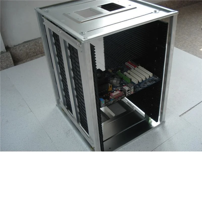 High Temperature Resistant 200deg. C PCB Inserting Holder ESD Storage Rack Magazine Rack