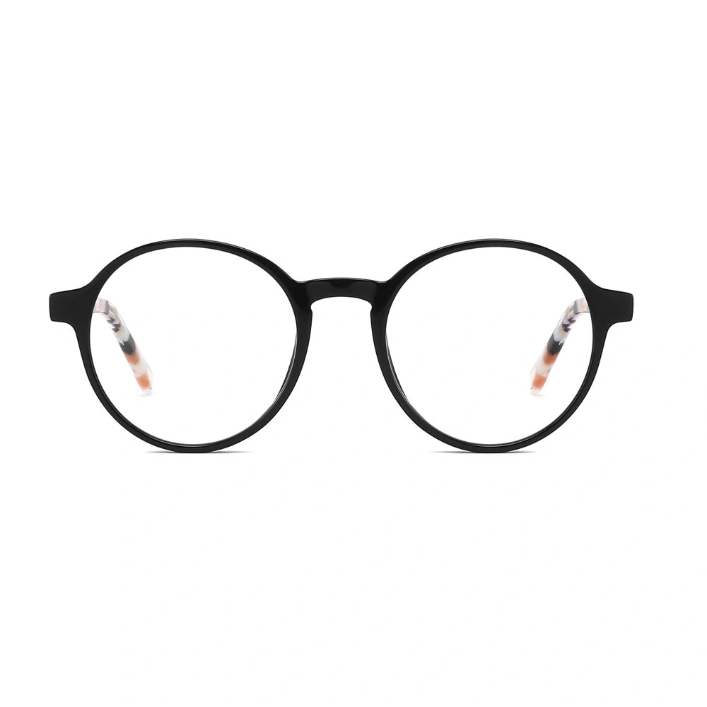 Gd Hot Selling Rainbow Colorful Round Injection Acetate Eyeglasses Frames Glasses Women Eyeglasses Frames Ready to Stock