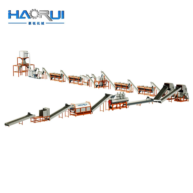 12mm Pet Flakes Washing Drying Recycling Line for Pet Bottle Recycling