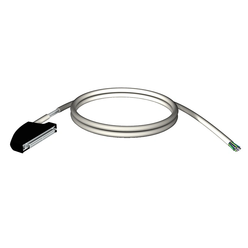 New-Original Sch-Neider-Bmxfcw501s M340-Cable por la entrada analógica o Output-Module Fcn-40 conector Shielded-Cable Point-Module con a-40 Flying-Leads