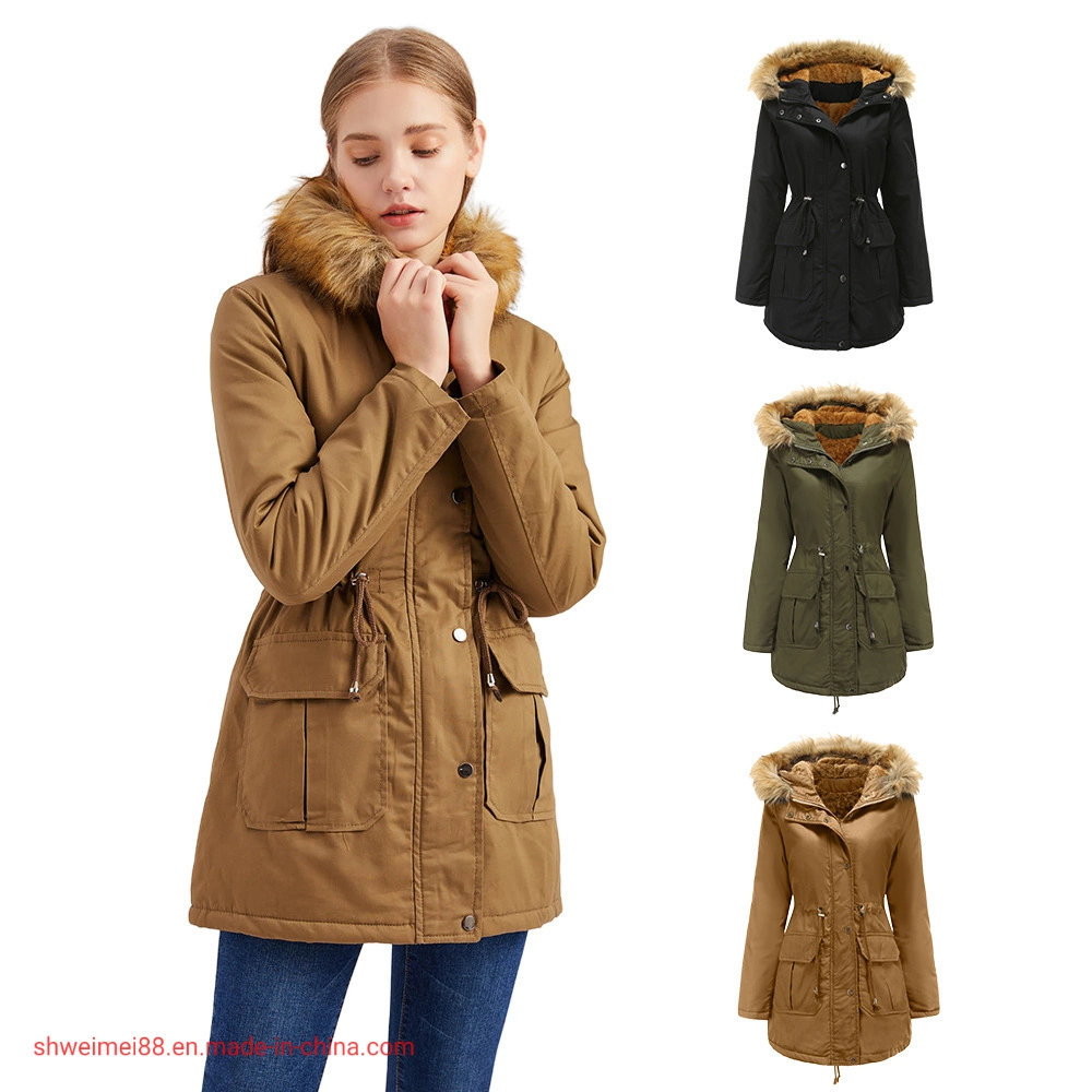 Women's Quilted Winter Coat Warm Puffer Jacket Thicken Parka Coat Winter Down Jacket Mountain Waterproof Ski Jacket Windproof Rain Jacket Winter Warm Snow Coat