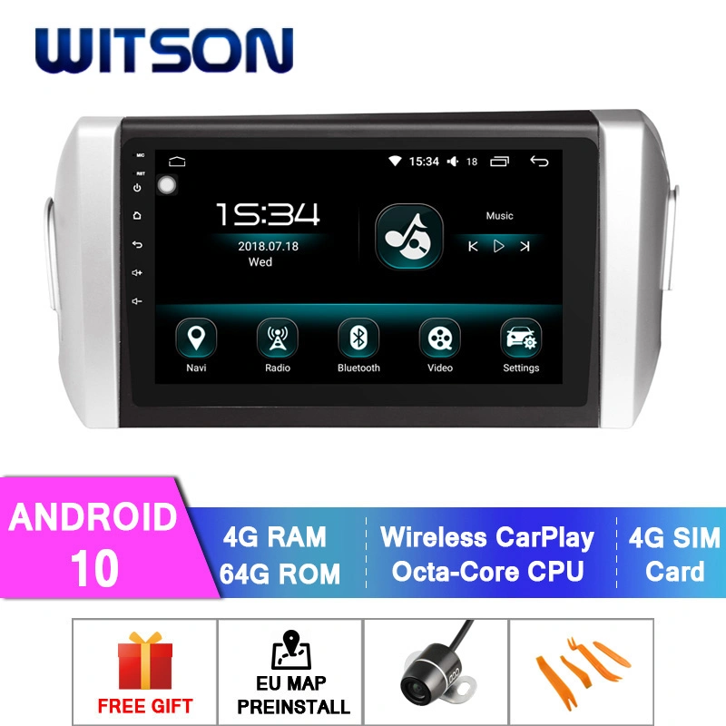 Witson Android 11 Radio coche Toyota Innova (DG) de 4GB de RAM 64 GB de memoria Flash Pantalla grande en el coche reproductor de DVD