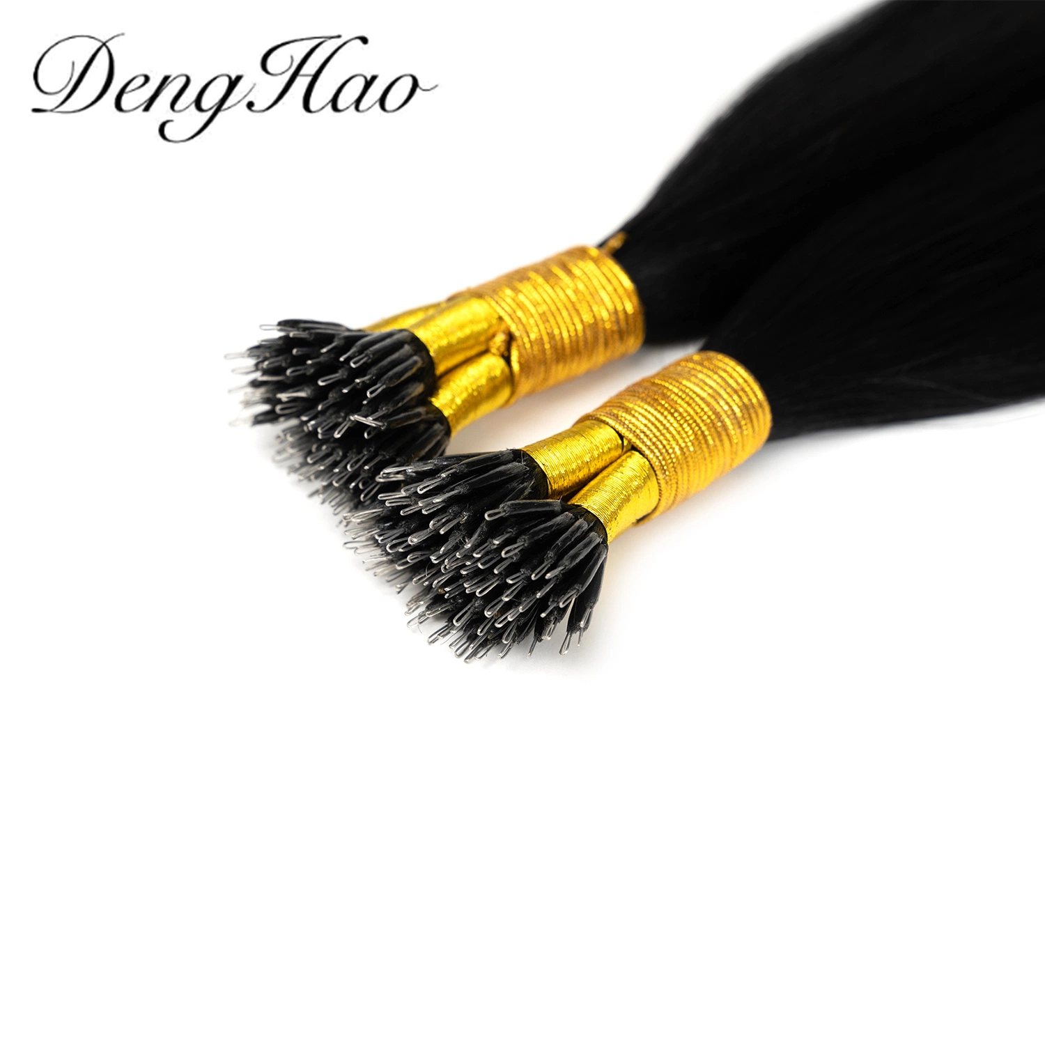 El doble de trazado recto de pelo humano Remy Nano Ring 100g colorido Anillo de Nano Hair Extension