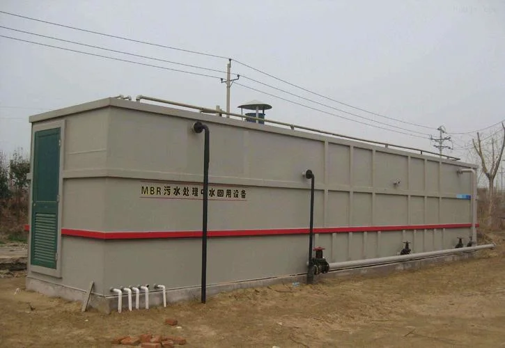 Containerized Mbr Sewage Salt Water Treatment Machinery Seawater Desalination System Plants