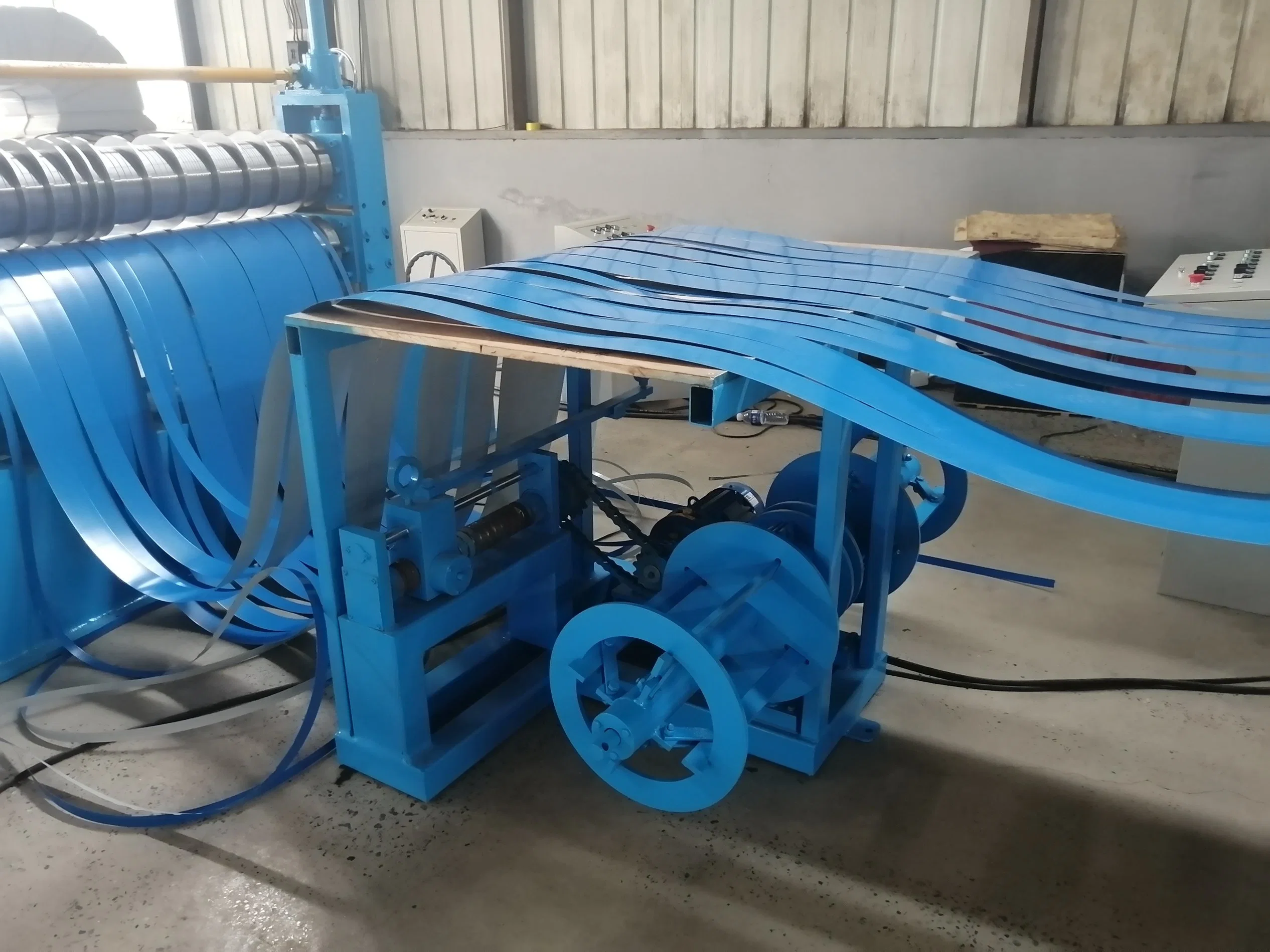 Metal Sheet Coil Leveling Device and Slitting Stripes Steel Slitting Machine