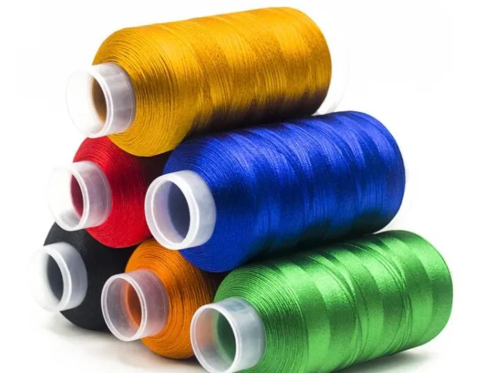 800 Color High quality/High cost performance  Semi Dull Polyester Embroidery Thread Yarn 120d/2