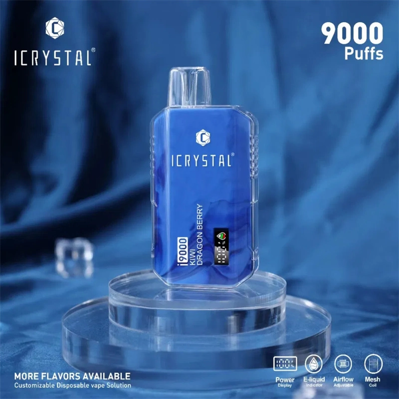 En Stock barato VAPE ICrystal 9000 Puffs E Cigarette