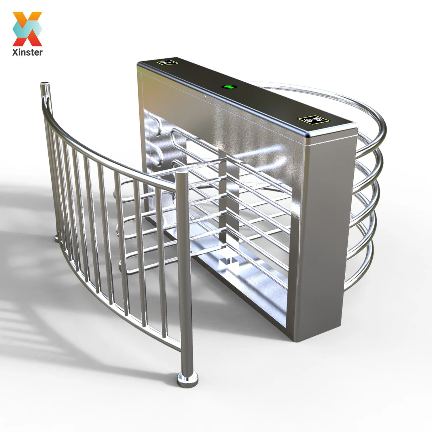 Full Automatic Mechanism Biometric Half Height Turnstile