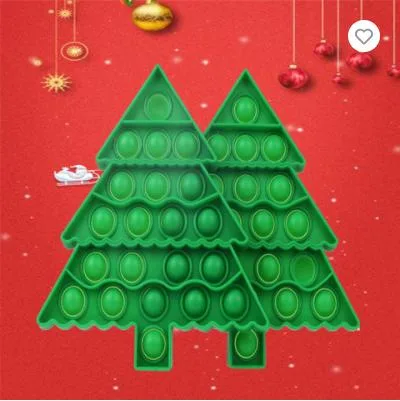 China fabricante de juguetes Fidget personalizada Producto Nuevo calendario de Adviento de árbol de Navidad Regalo entre nosotros los juguetes educativos de silicona