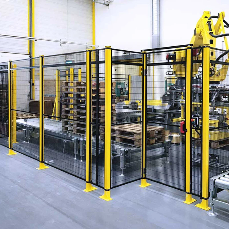 Steel Wire Mesh Partitions for Warehouse Separation.