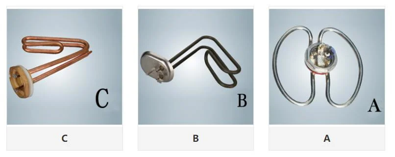 عنصر تسخين نحاسي مائي كهربي بقوة 300-5000واط مع ترموستات للمياه قطع غيار بطارية التدفئة القابلة لإعادة التسخين