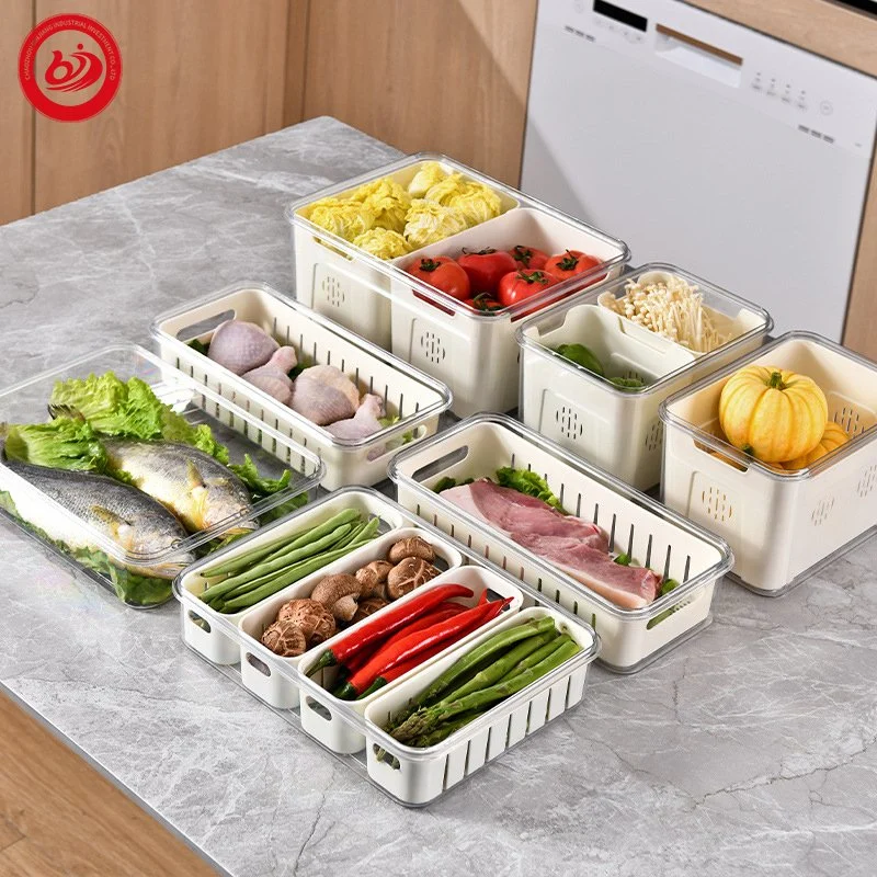 Kitchen Pantry Food Plastic Container BPA-Free Food Storage Box Easy-Lock Lid