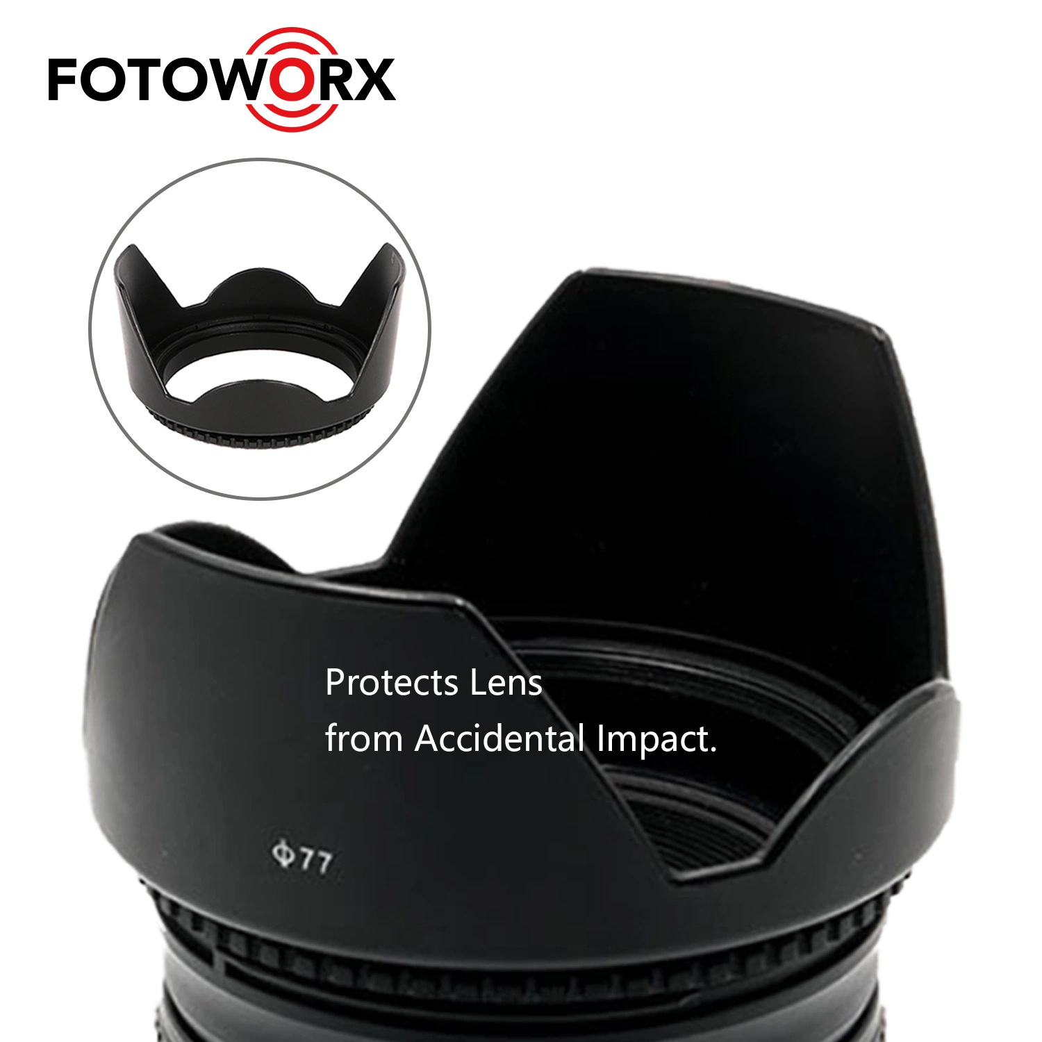 Universal Lens Hood for Nikon Canon Sony DSLR Camera Lens Cover