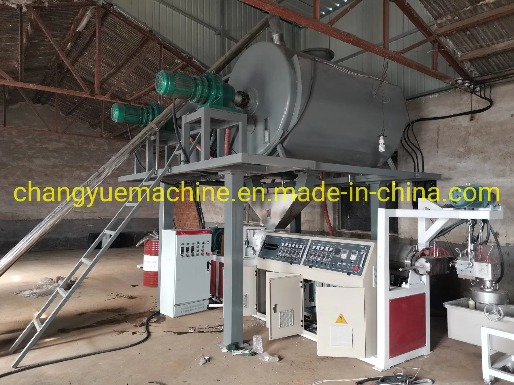 Pet Flat Yarn Extrusion Line / Pet Filament Making Machine