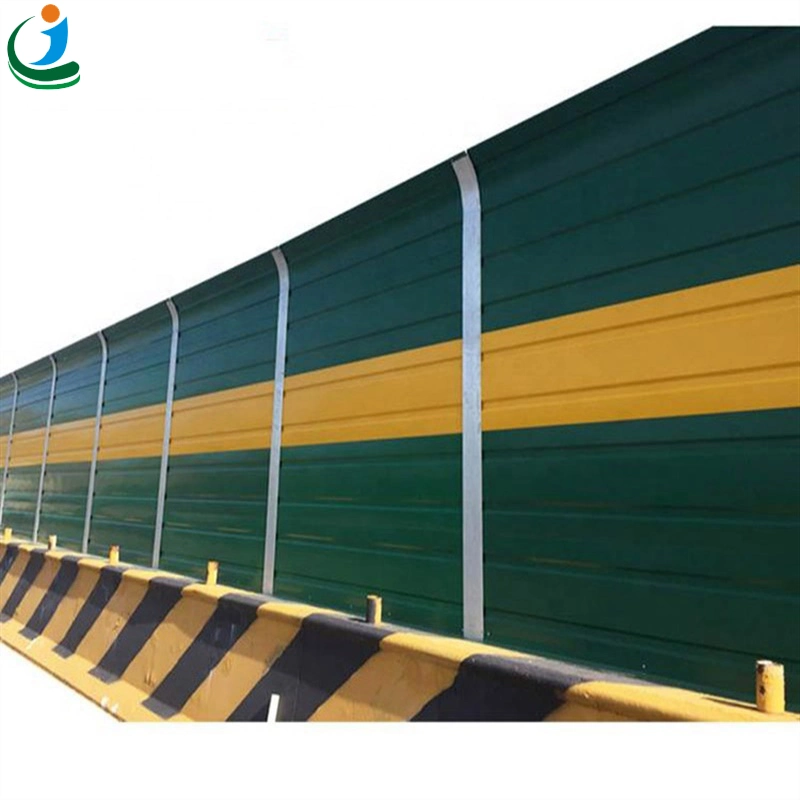 Galvanized Steel Sheet White/Green/Blue Acoustic Highways Sound Noise Barriers