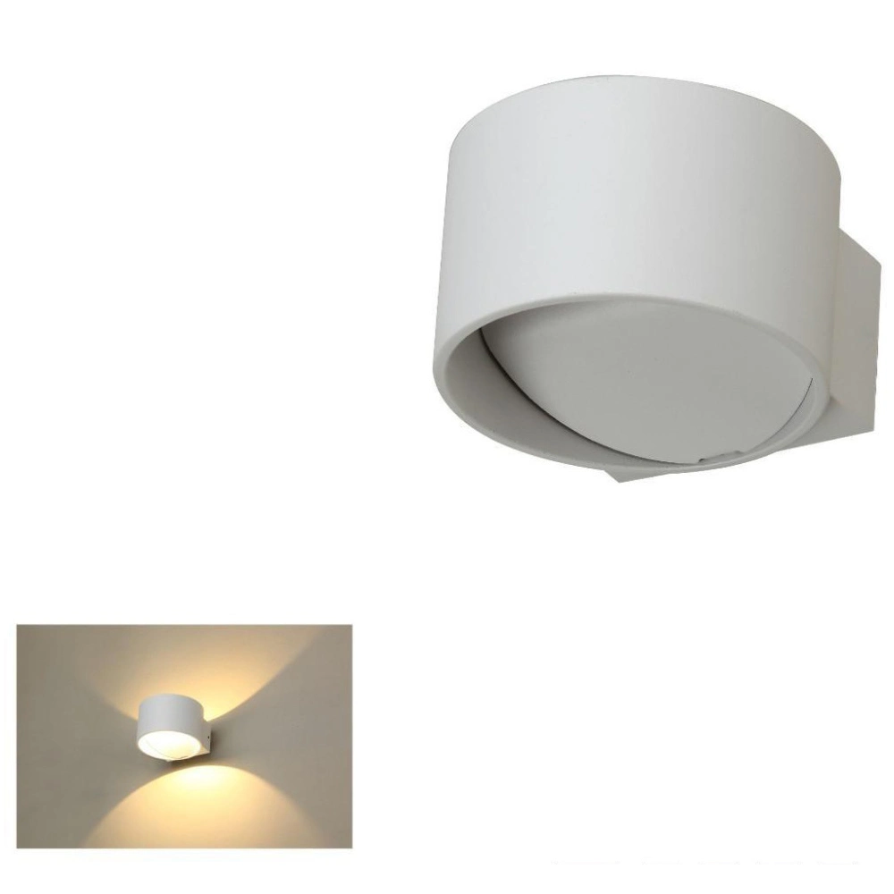 7W up and Down Adjustable LED Round Wall Light