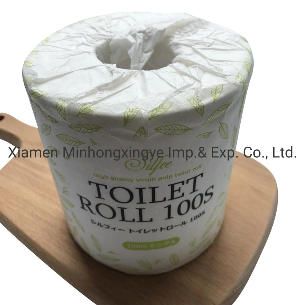 Local Brand Stock Wood Pulp Towel Hand Paper Tissue Paper Hotel Bathroom Toilet Paper for Sale